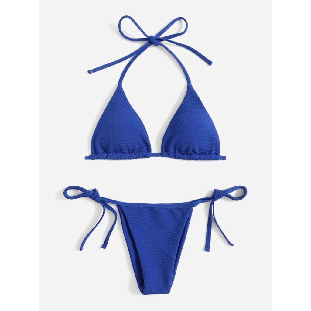 Blue Tie Side Bikini