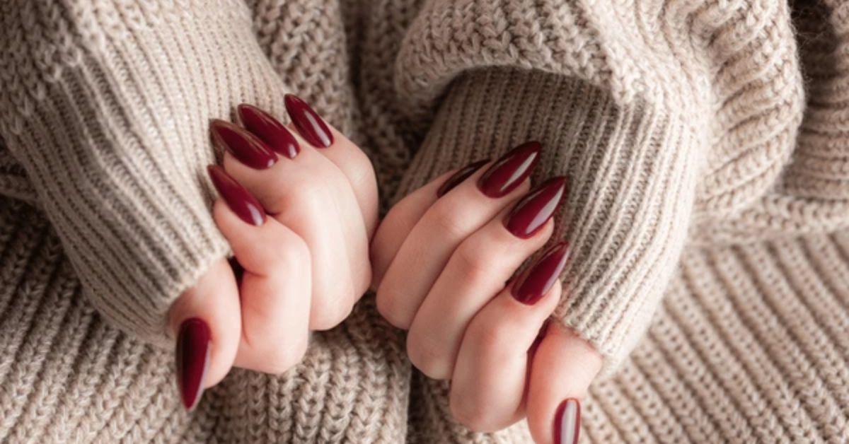9 Types of Dark Red Nail Polishes